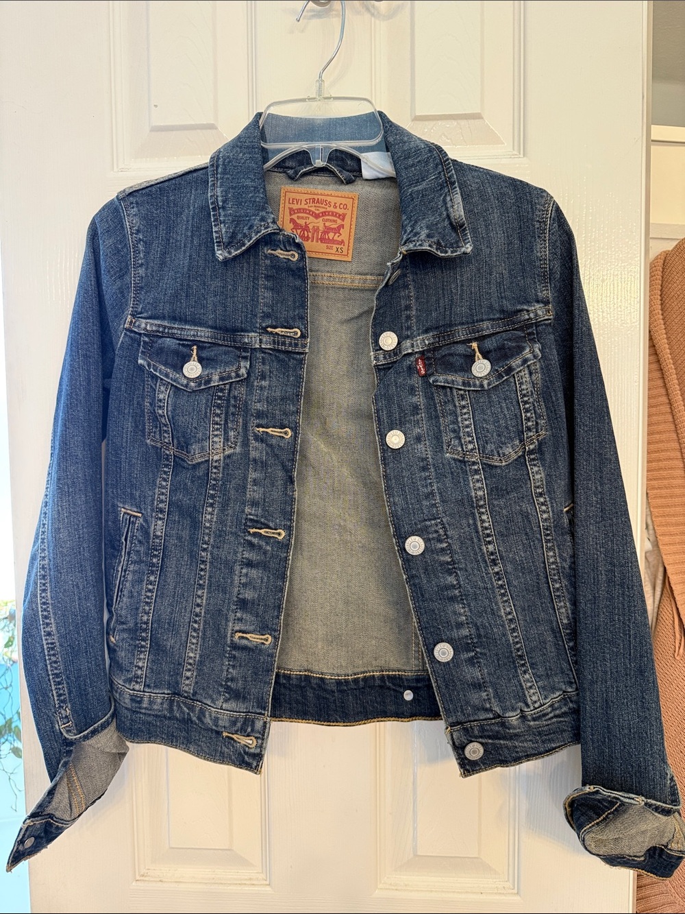 Levi's Women's Dark Indigo Denim Trucker Jacket